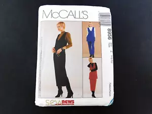 Maglione/tunica/pantaloni McCall's Sewing Pattern #8956 taglia Z (Lg-Xlg) donna 1997 NUOVO - Foto 1 di 2