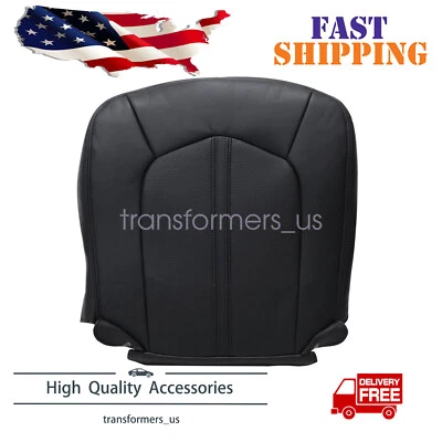 Driver Bottom Leather Seat Cover BLACK For 2008 2009 2010 2011-2013 Cadillac CTS - Image 1 of 4