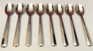 "JUEGO KIMBERLY de 8 cucharaditas de acero inoxidable casa georgiana plateada de 6-3/8"" ¡SIN USAR! - Imagen 1 de 3