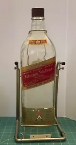Johnnie Walker Red Label 4.5 Liter Bottle W/ Swing Stand 19" VINTAGE empty good - Picture 1 of 8
