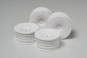 Tamiya 53914 1/10 RC Touring Car 26mm White Dish Wheels(4pcs,Offset+0) TT01/T02 - Picture 1 of 1