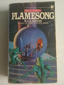 Flamesong by M.A.R. Barker---1985 PB ex-library acceptable - Imagen 1 de 6