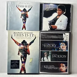 CD VHS Lot Michael Jackson's This Is It DVD LIve Thriller Collection - Imagen 1 de 3