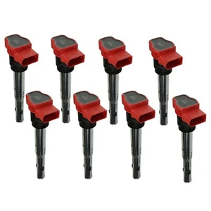NGK Set of 8 COP Pencil Type Ignition Coils For A6 A8 Quattro Q7 R8 S5 Touareg - Picture 1 of 1