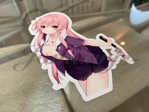 Future Diary - Anime - Yuno Gasai Aufkleber Aufkleber Vinyl Ordner Laptop sexy Manga - Bild 1 von 11