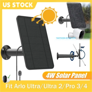 Solar Panel Charger Magnetic Charging For Arlo Ultra/Ultra 2/Pro 3/Pro 4 Camera - Picture 1 of 5