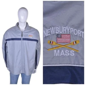 Vintage Newburyport Rudern Club Jacke XL US College Uniauswahl Preppy Mantel - Bild 1 von 6