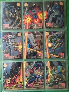 1994 Marvel Universe "Fall from Grace" 9 cards set mint st1126 - Picture 1 of 2