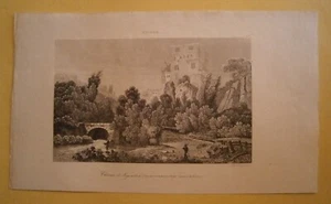 Impresión 1838 SCHLOSS ANGENSTEIN, CERCA DE BASILEA, SUIZA, #43 - Imagen 1 de 1