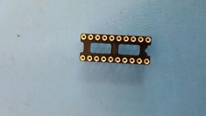 IC SOCKET 20 PIN DIP,  RN 0.300 LS Screw Machine Gold on Contact area (8 Pcs)
