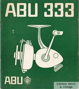 Instrucciones ABU 333 - Pesca vintage - 31-11005 - Imagen 1 de 3