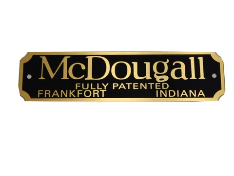McDougall Cabinet Label Hoosier Sellers Boone Wilson Flour Bin Cover