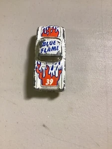MATCHBOX 1962 CORVETTE "BLUE FLAME 39" WHITE 1:58 1982 Played With - Picture 1 of 8