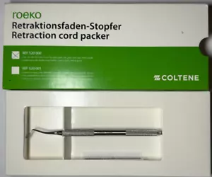 Roeko Retraction Cord Packer Serrated Stainless Steel | Made in Germany - Picture 1 of 4