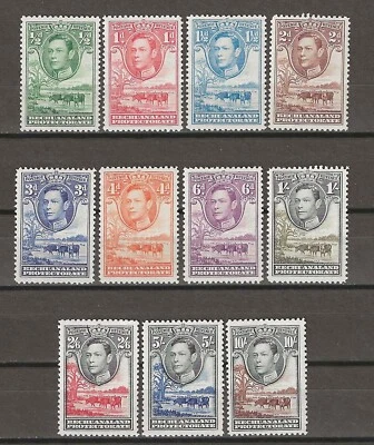 BECHUANALANDIA 1938/52 SG 118/128 MNH Foto 1 de 2