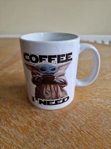 Star Wars Baby Yoda Mandalorianer lustige Neuheit Tasse Kaffee ich brauche Trinken Geschenk - Bild 1 von 4