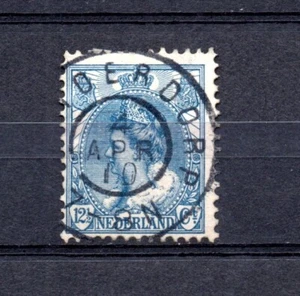 Nederland 1899 zegel 63 Bontkraag met luxe grootrondstempel Leiderdorp - Foto 1 di 2