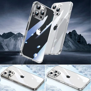 Funda TPU Cristal Transparente Delgada Anti-Amarillento Cubierta para iPhone 16 Pro Max 16 Plus - Imagen 1 de 16