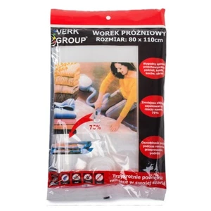 5 SACCHI SOTTOVUOTO ABITI VESTITI 110X80 SACCHETTI PER SALVA SPAZIO COPERTE - Foto 1 di 3