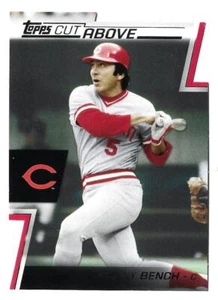 Johnny Bench Reds ~ 2012 Topps Cut Above ~ KOSTENLOSER VERSAND - Bild 1 von 1