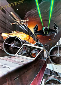 Star Wars Poster A1 High Quality Canvas Print - Picture 1 of 1