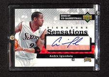 2006 Upper Deck #SS-AI Andre Iguodala Signature Sensations Near Mint