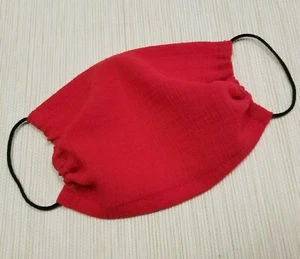 Super Breathable 1-Layer Soft Gauze Face Mask 100% Cotton Washable Adult Kids - Picture 1 of 32