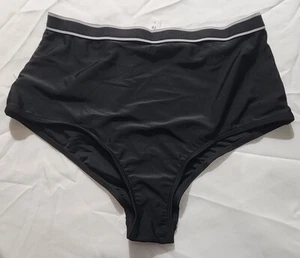 Size Large Swimwear Bikini Bottom Black Swimsuit - Picture 1 of 2