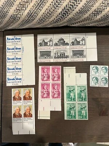 Lote de 6 bloques de cuatro estampillas emitidas en 1981 - Imagen 1 de 4