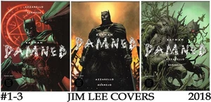 BATMAN DAMNED #1-3 COMPLETE SET (2018)-JIM LEE COVERS-UNCENSORED MATURE COMIC-DC - Picture 1 of 7