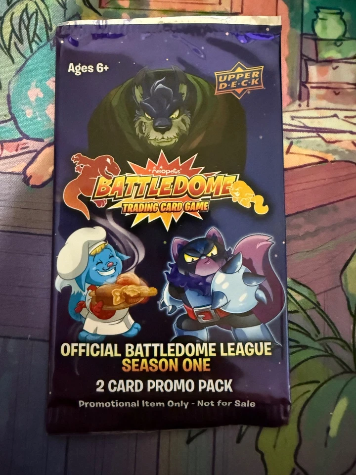 Промо-пакет Neopets Battledome League Season One -- запечатанный! - Изображение 1 из 1