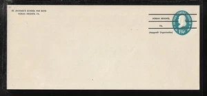 US Precancel Envelope: PA Hoban Heights 3a7 1A 30 46 Unused (St Michaels School) - Picture 1 of 1