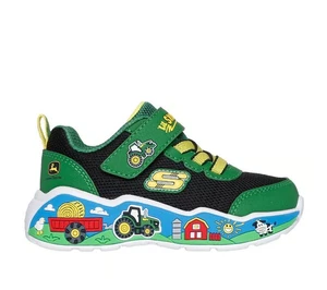 Skechers Boy's John Deere Play Scene Barn Squad Buddies Sneakers - Picture 1 of 2