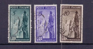 ITALY 1949 E.R.P. SET ( 3 ) SG727-9 FINE USED CAT £60 - Picture 1 of 1