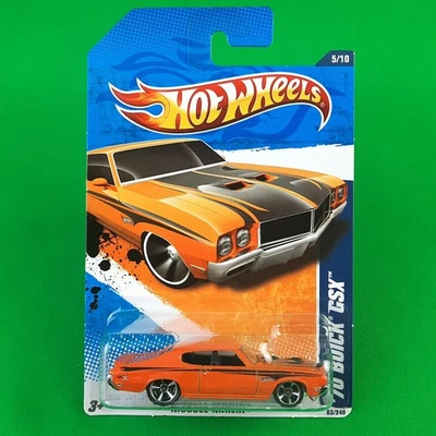 2010 Hot Wheels #83 '70 Buick GSX Orange Muscle Mania 5/10 - Image 1 of 4