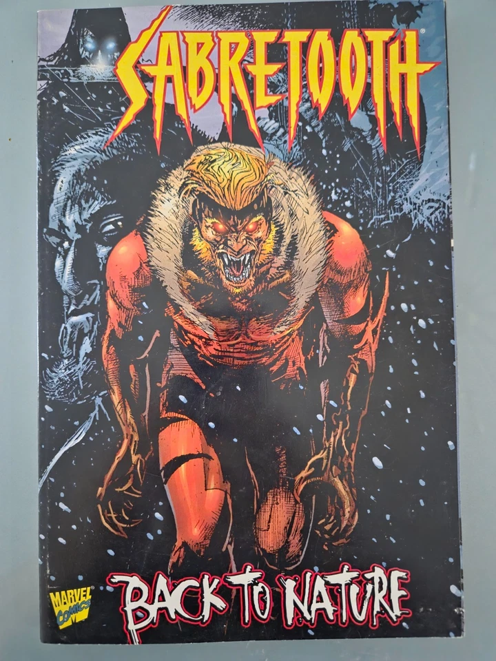 SABRETOOTH: Back to Nature 图画小说 1998 漫威漫画 X-MEN! — 第 1/1 张图片