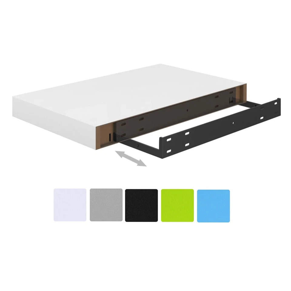 1/2/4 Stk. Schweberegale Wandboard  Wandregal Hängeregal Bücherregal Regal - Bild 1 von 1