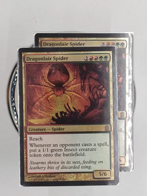 Dragonlair Spider X2 Foil Near Mint Commander's Arsenal Small Seller Free Ship! - Image 1 of 4