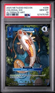 PSA 10 GEM MINT Colossal Koi Alt Art 238/212 MetaZoo 2025 Torrential Tides - Picture 1 of 1