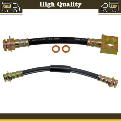 2 задних тормозных шланга тормозная магистраль подходит для Dodge Daytona 2,5 л 3,0 л 2,2 л - Изображение 1 из 4