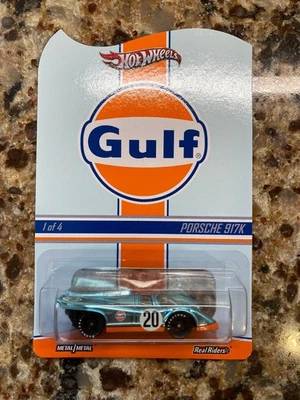Hot Wheels RLC Gulf Porsche 917K Ship to Lower 48 Only. Good card. LOOK AT PICTs - Image 1 of 4
