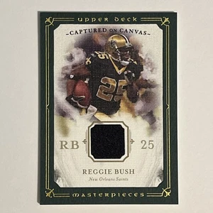 Reggie Bush 2008 Upper Deck Masterpieces Captured on Canvas Green Framed #CC60 - Bild 1 von 2