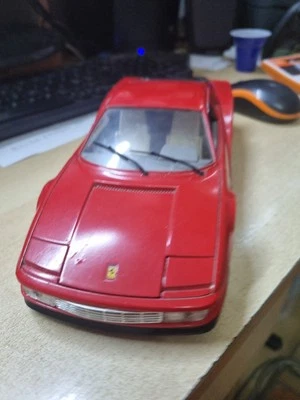 FERRARI Testarossa ( 1984 ) COD. 3519 BURAGO LEGNO SCALA 1/18 BBURAGO NEW RARE - Immagine 1 di 4
