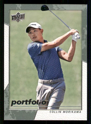 2024 Upper Deck Portfolio #19 Collin Morikawa - Image 1 of 2