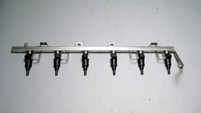 BMW M54 2001-2006 2,5 L riel de combustible e inyectores para E39 E46 E60 E83 E85 325i Foto 1 de 3