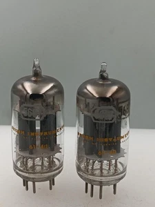 Par de pinceles de código raro Instr. 5687 Test NOS placas negras tubos serios T800 - Imagen 1 de 4