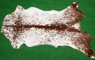 Alfombra de piel de taxidermia occidental CABRA patrón natural piel de cabra cuero de cabra SA-1046 Foto 1 de 3