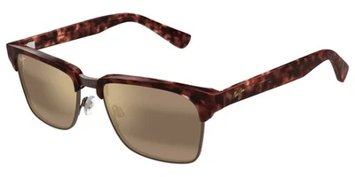 NUEVO SIN USAR Gafas de sol Maui Jim KAWIKA Tortuga Antiguo Dorado Bronce Lente H257-16C Foto 1 de 4