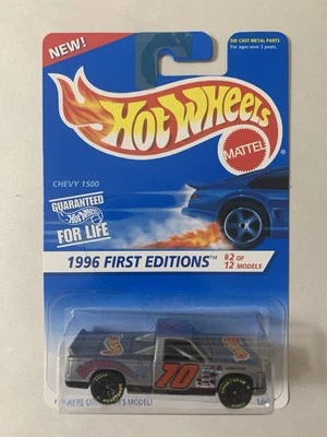 Camión de carreras Hot Wheels Chevy 1500 Collector #367 1996 primeras ediciones Foto 1 de 2