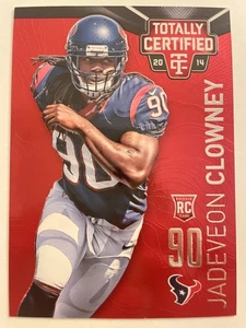 Tarjeta de novato Panini 2014 totalmente certificada/100 Jadeveon Clowney #173 - Imagen 1 de 2